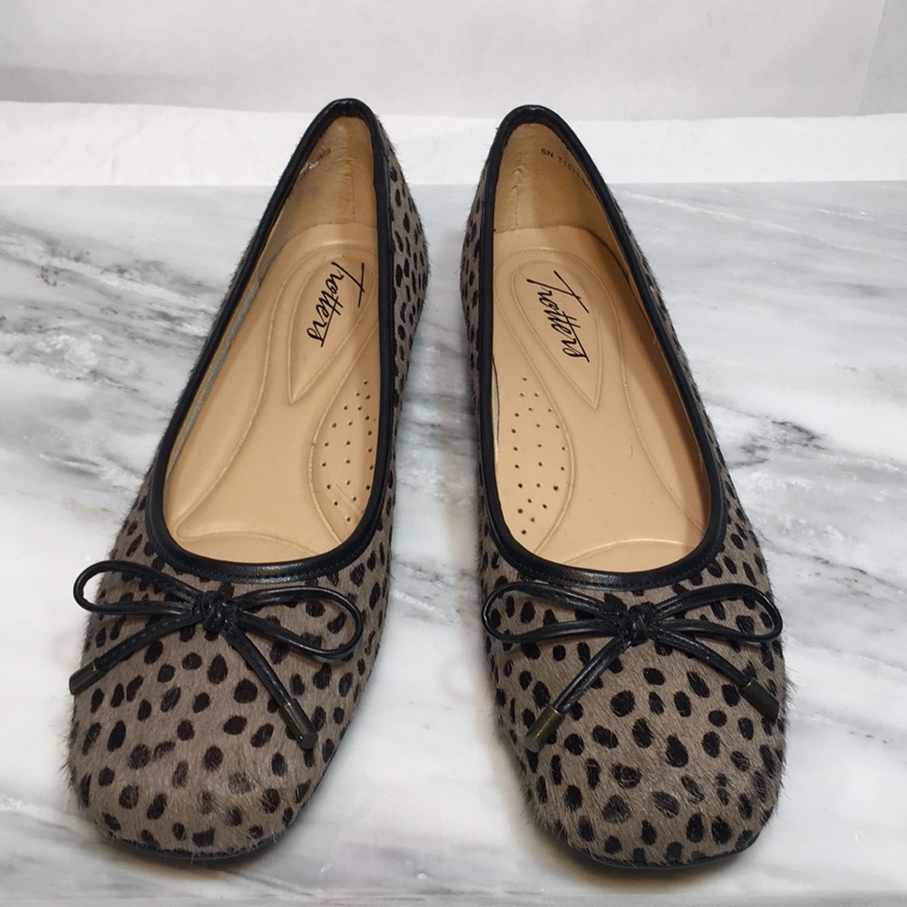 Trotters Leopard Print Flats